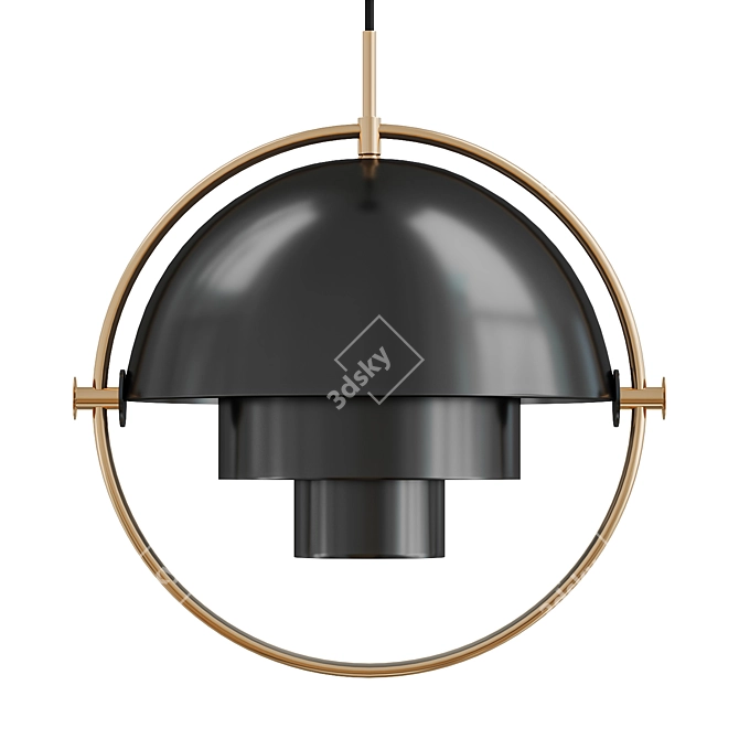 Versatile Multi-Lite Pendant 3D model image 1