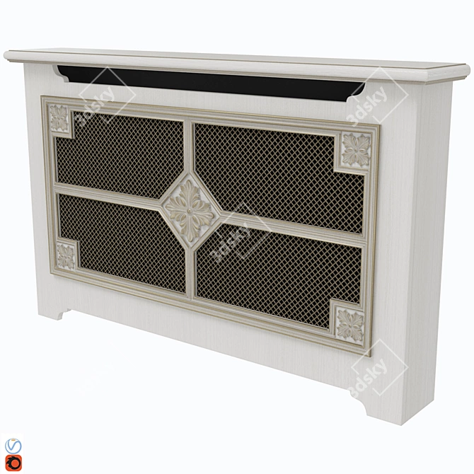 Classic Radiator Screen 3D model image 1