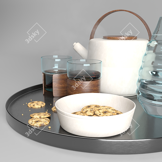 Elegant Decor Set: High Quality & Versatile 3D model image 3