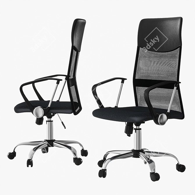 Arachno Mesh Office Chair 3D model image 3