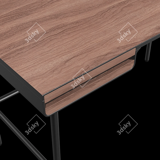 Classic Mahon Writing Desk 3D model image 2