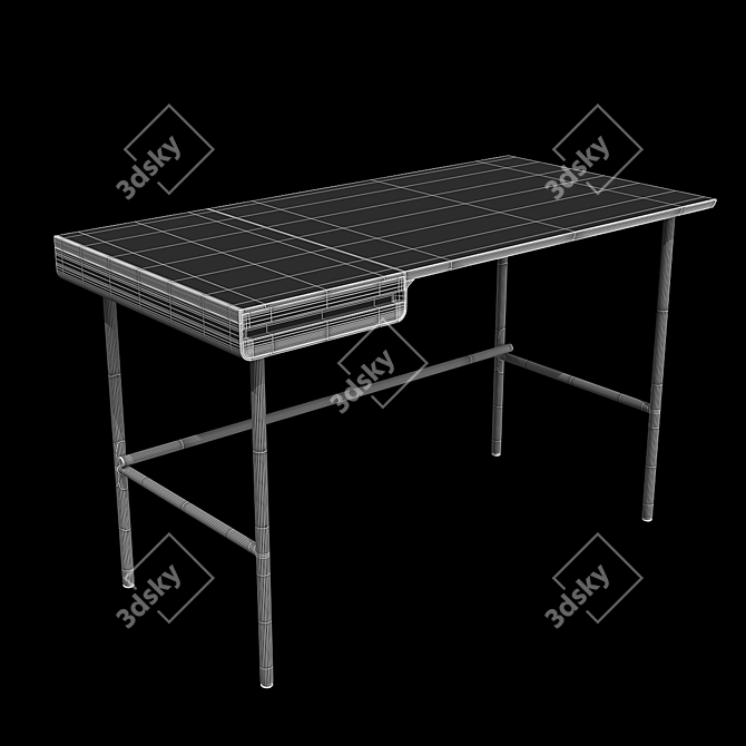 Classic Mahon Writing Desk 3D model image 6