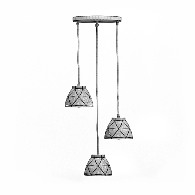 Modern LED Pendant Lamp 3D model image 4