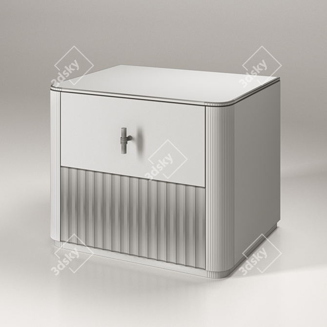 Title: Ornela Bedside Table: Stylish and Functional 3D model image 3