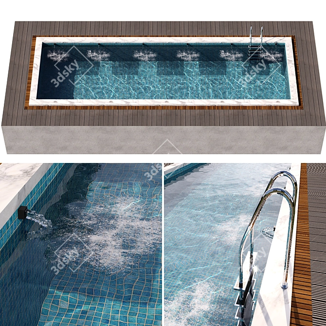 Crystal Clear Pool Visualizer 3D model image 1