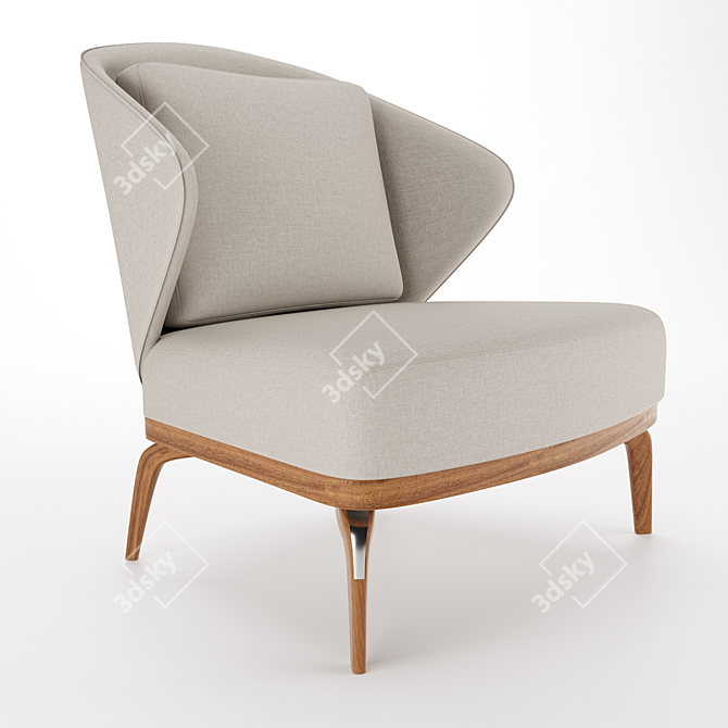 Asa Design Armchair 2015 3D model image 1