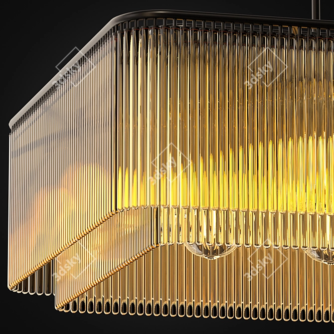 Zagg Ceiling Lamp: Sleek Design, Impeccable Illumination 3D model image 2