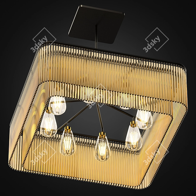 Zagg Ceiling Lamp: Sleek Design, Impeccable Illumination 3D model image 3