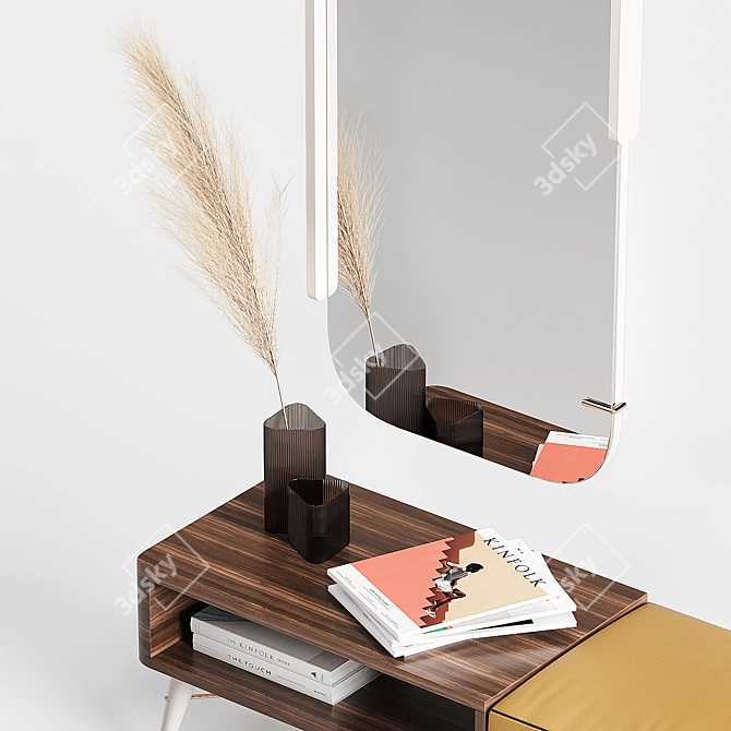 PRADDY Naica Hallway Bench 3D model image 5