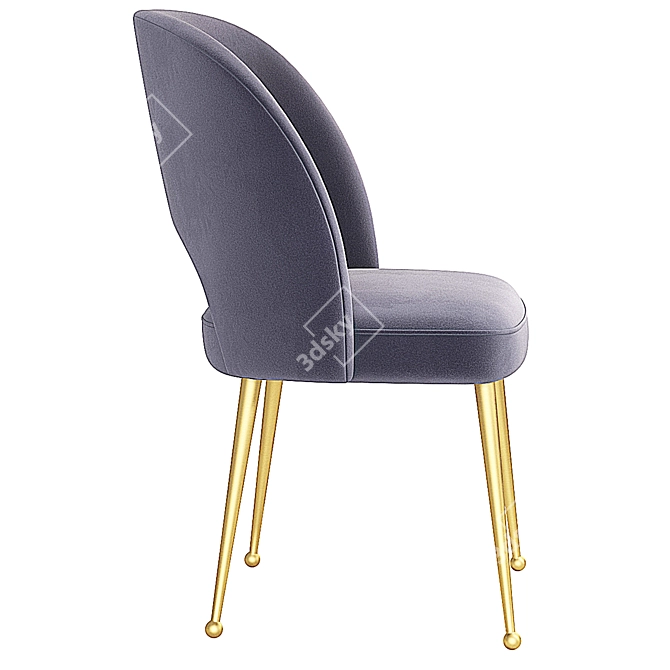 Luxurious Liang and Eimil Erin Dining Chair 3D model image 2