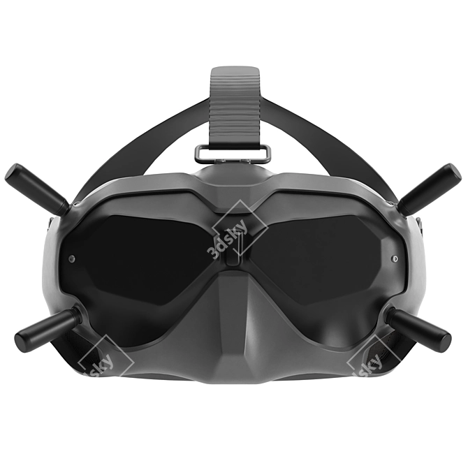 Immersive VR Goggles 3D model image 3