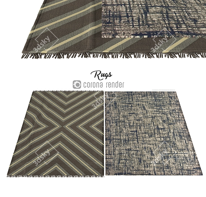  Luxe Carpets: Elegant, Durable Flooring 3D model image 1