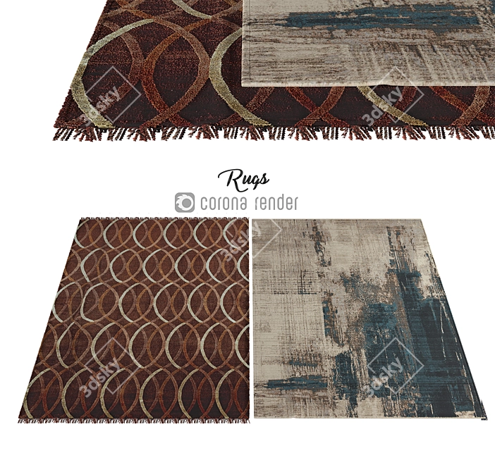 Luxury Carpets: Exquisite Design & Superior Quality 3D model image 1