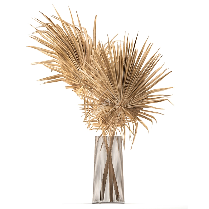 Palm Leaf Bouquet 3D model image 3
