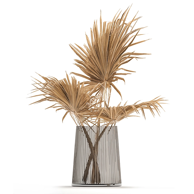 Palm Leaf Bouquet 3D model image 6