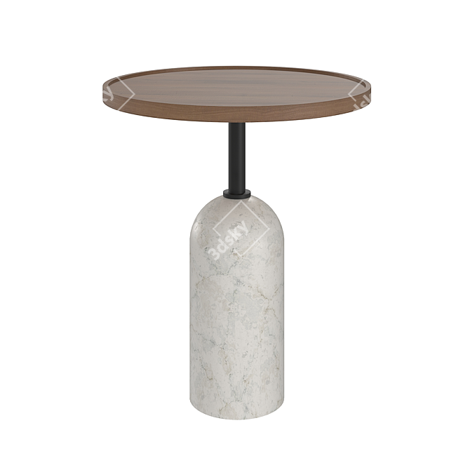 Elegant Porada EKERO Side Table 3D model image 4