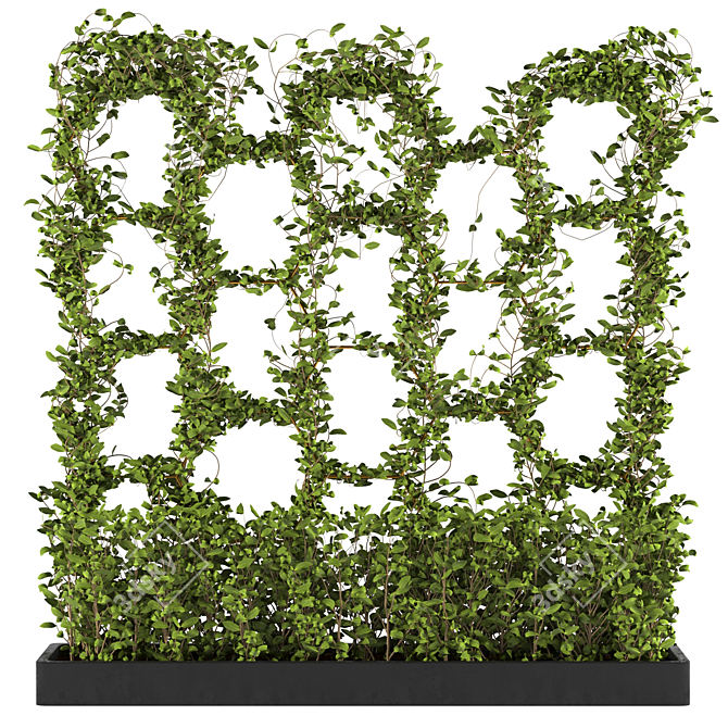 Lush and Voluminous Ivy Set 3D model image 1