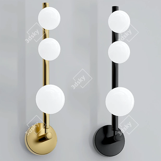 Spherical Doll Sconces 3D model image 1