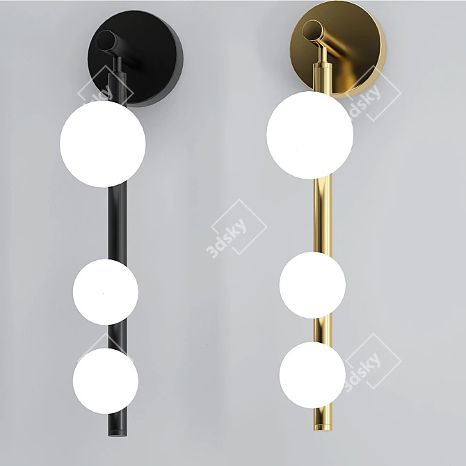 Spherical Doll Sconces 3D model image 2