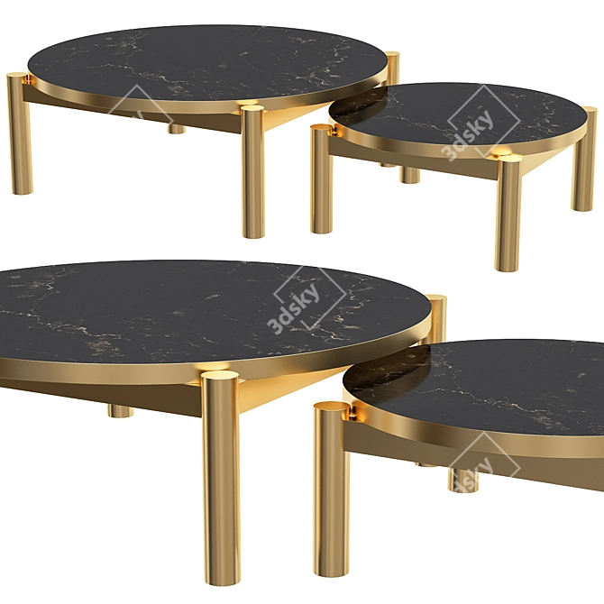 Elegant Eichholtz Coffee Table 3D model image 1