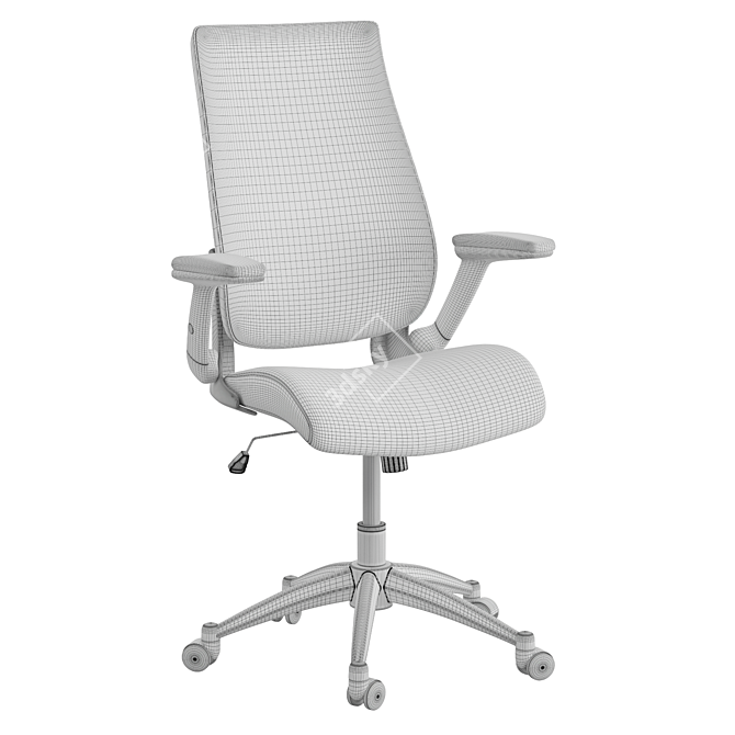 Modern Ergonomic High Back Office Chair 3D model image 5