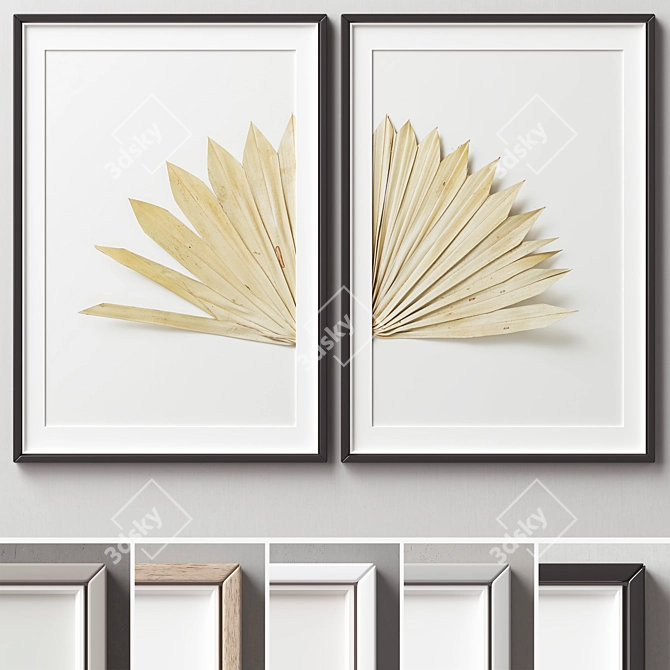 Elegant Frame Collection - Set of 2 3D model image 1