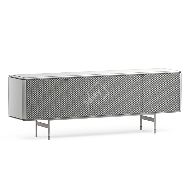 Modern Rustic Leyla Sideboard 3D model image 4