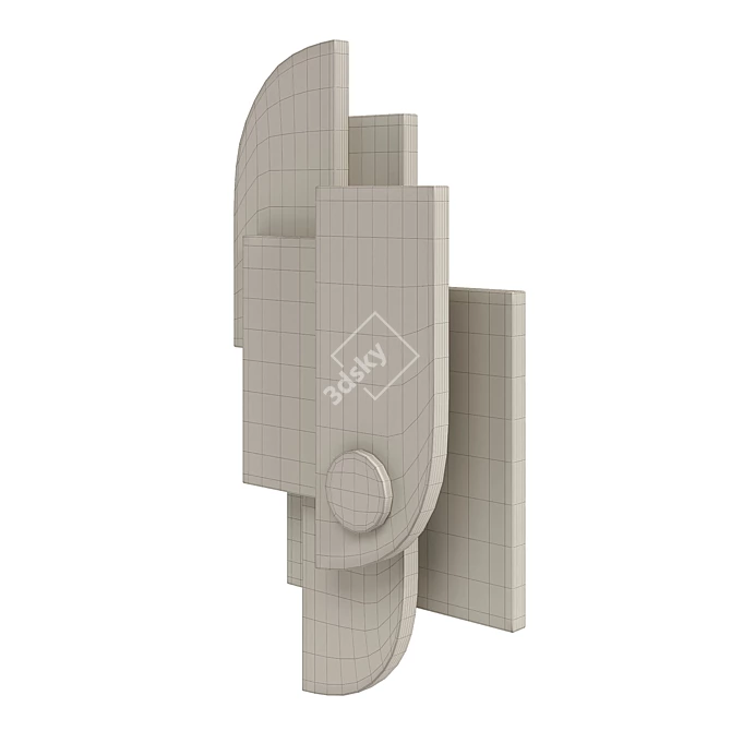 Giobagnara Tabou Parete #1 Wall Sculpture - Modern Decor Element 

 Stylish Wall Sculpture by Giobagnara 3D model image 9