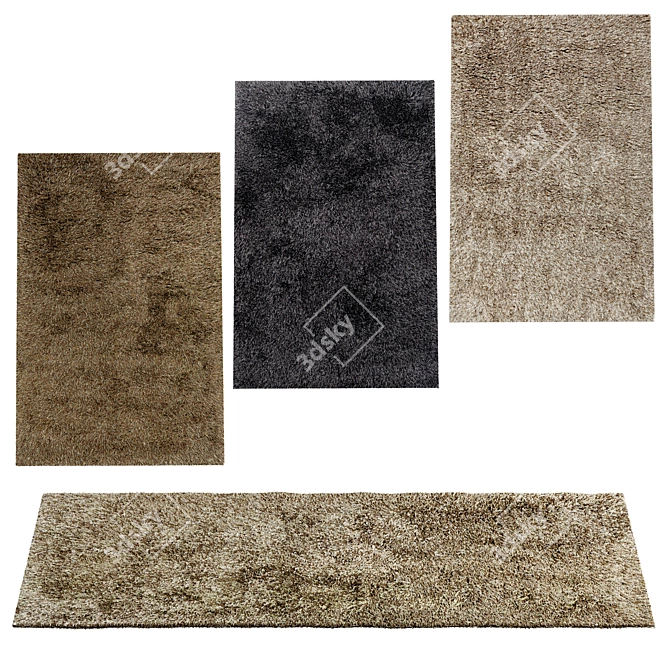 Elegant Max 2013 Corona Rug 3D model image 2