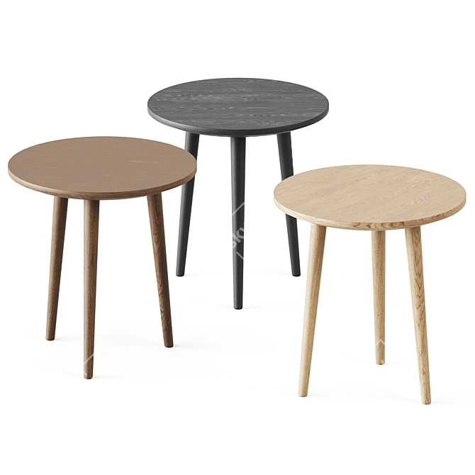 Elegant SK13 Lounge Table 3D model image 1