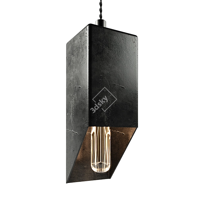 Artisan Metal Lamp 3D model image 3