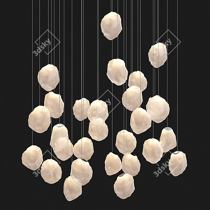 Unique Bocci Pendant Lighting 3D model image 1