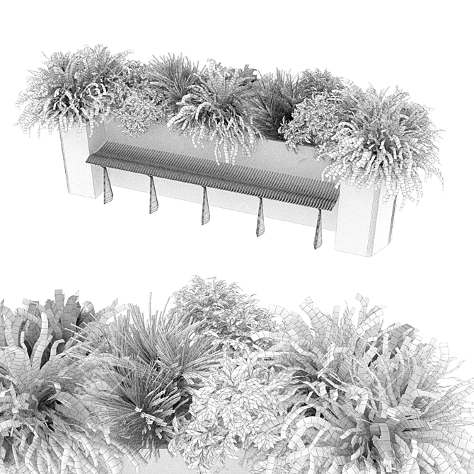 Premium Plant Collection Vol. 233 3D model image 3