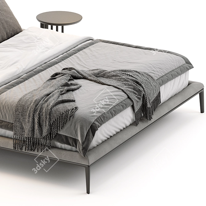 Italian Elegance: B&B Italia Atoll Bed 3D model image 5