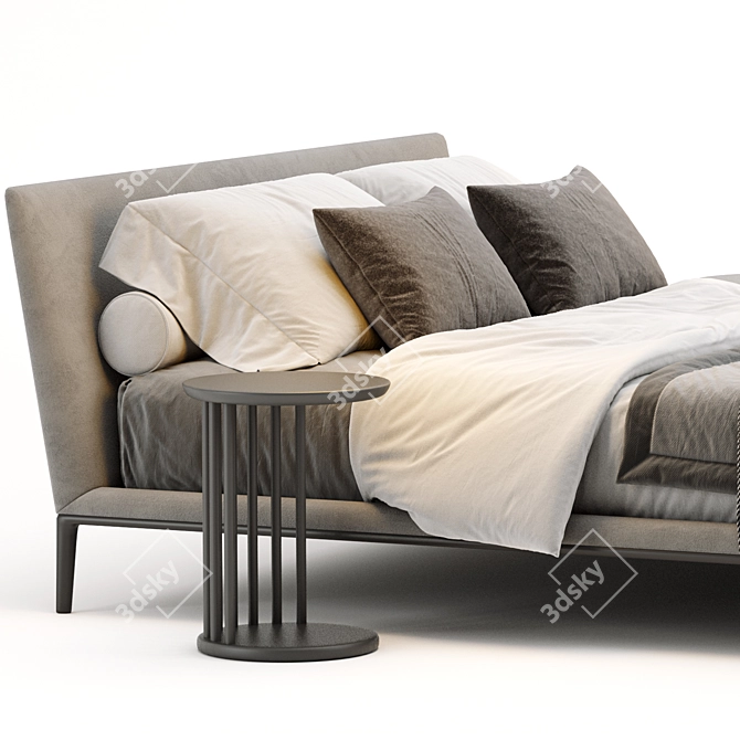 Italian Elegance: B&B Italia Atoll Bed 3D model image 6