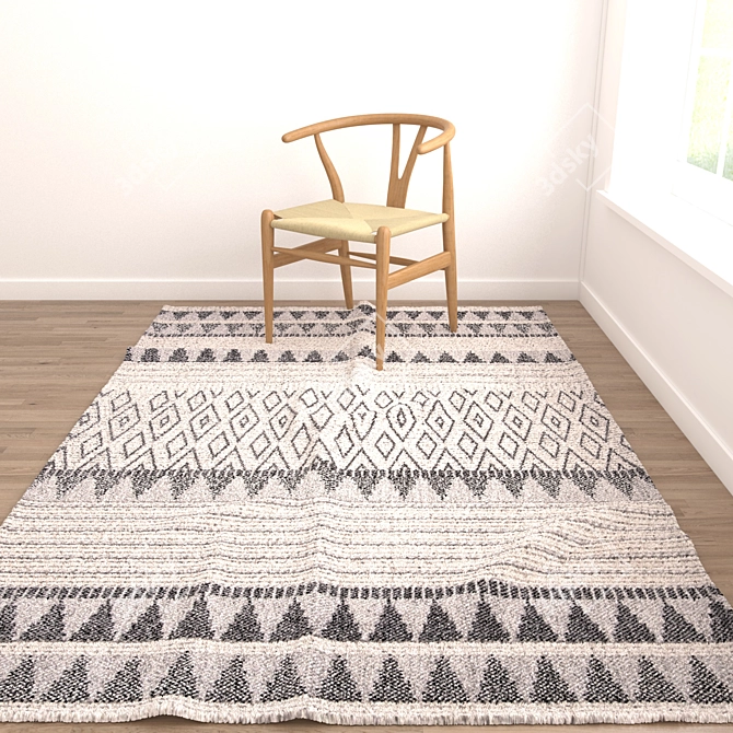 Variety Rugs Set: 6 3D Models 3D model image 4