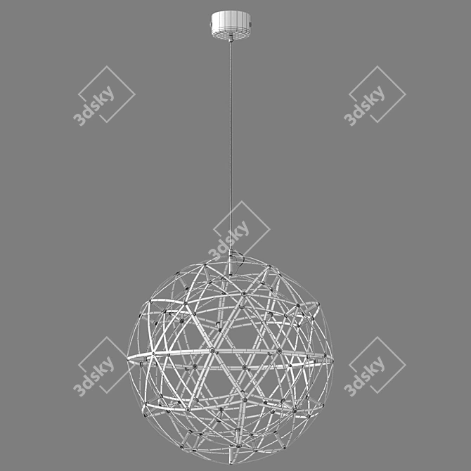 Plesso LED Pendant by Bogate's 3D model image 2