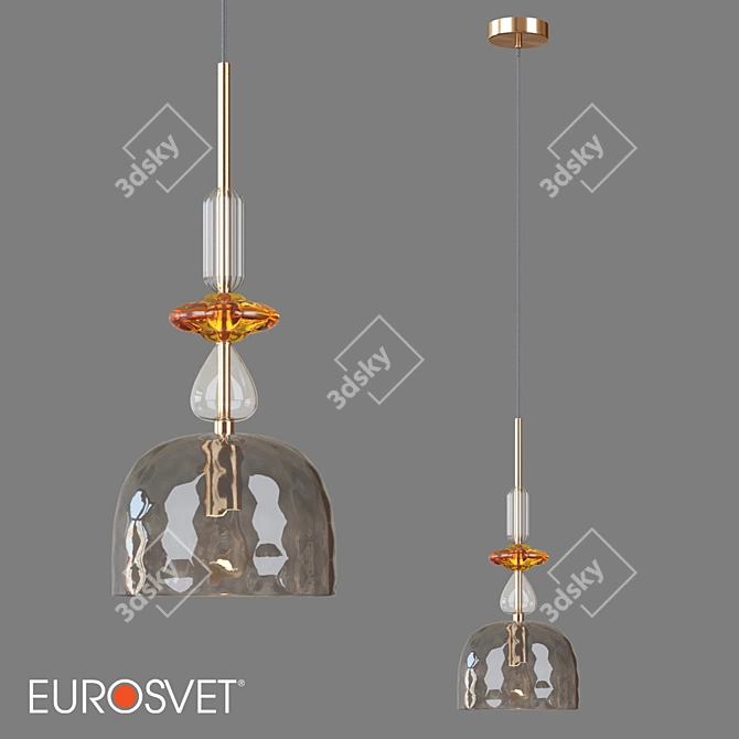 Smoky Dream Pendant: Eurosvet 50193/1 3D model image 1