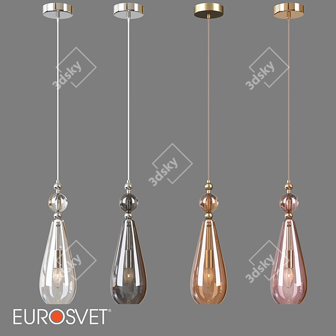 Ilario Pendant Lamp Eurosvet 3D model image 1