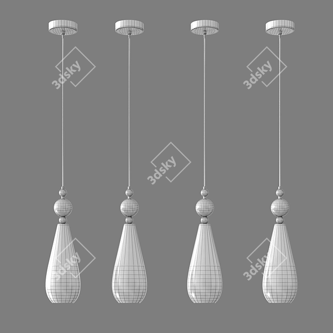 Ilario Pendant Lamp Eurosvet 3D model image 2