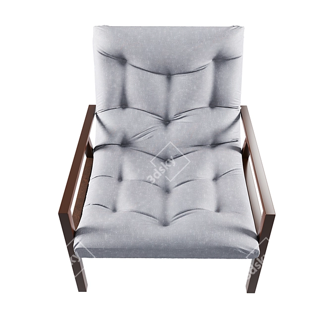 Modern Armchair Chair: Stylish and Comfortable 3D model image 1