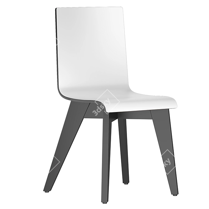 Modern FROVI JIG Laminate Chair 3D model image 2