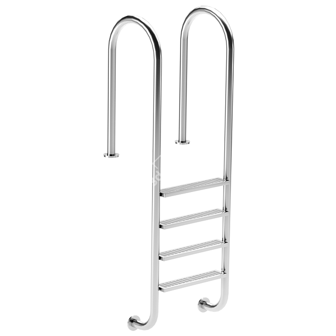 Sturdy Pool Ladder for Safe Entry 3D model image 1