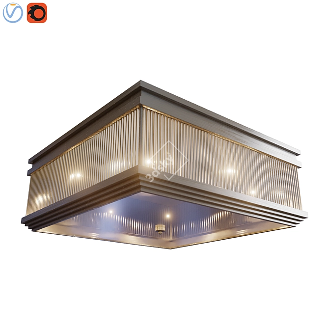 Title: Marly Ceiling Lamp 3D model image 1