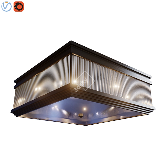 Title: Marly Ceiling Lamp 3D model image 2