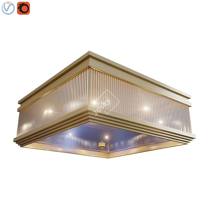 Title: Marly Ceiling Lamp 3D model image 3