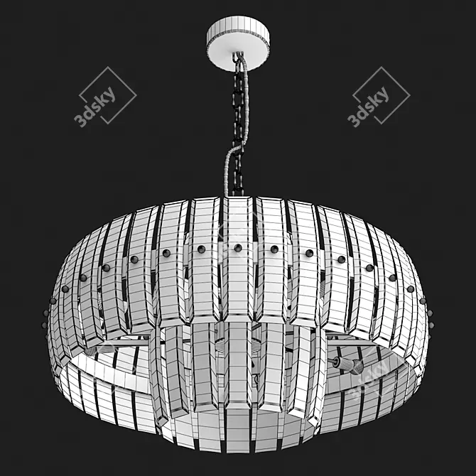 Elegant Millenium Pendant Lamp 3D model image 3