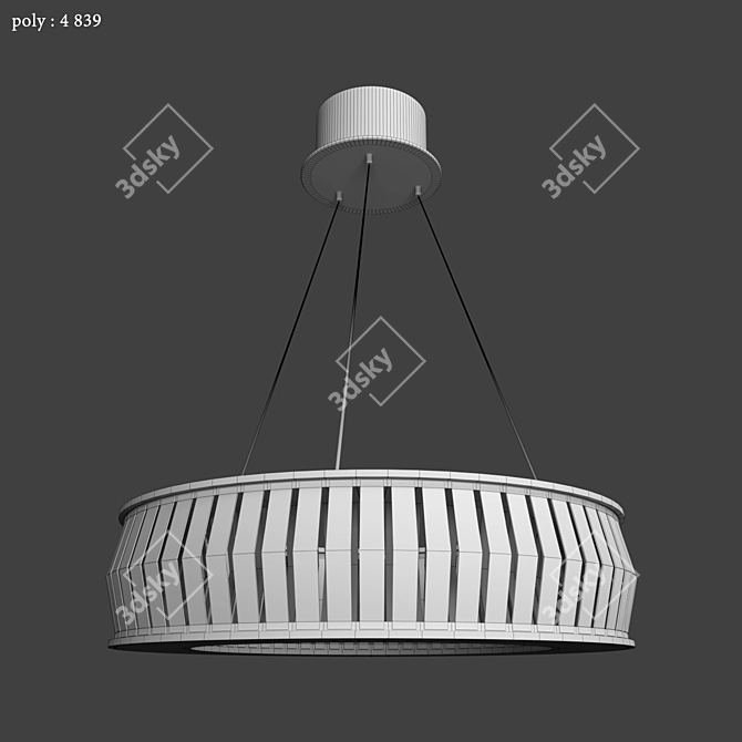 Vancouver S Chandelier: Elegant Lighting Statement 3D model image 2