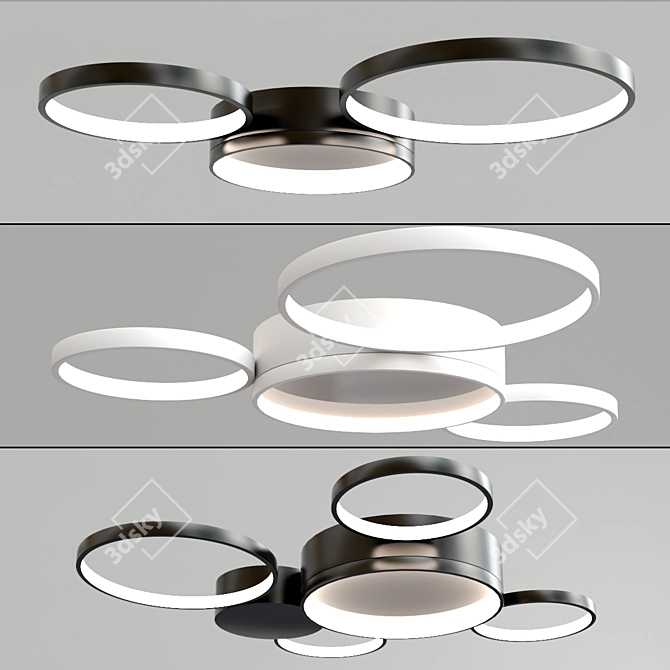 Twine Ceiling Lamps Collection 3D model image 3