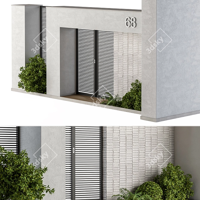 Outdoor Elegance: Architecture Element 42 3D model image 2